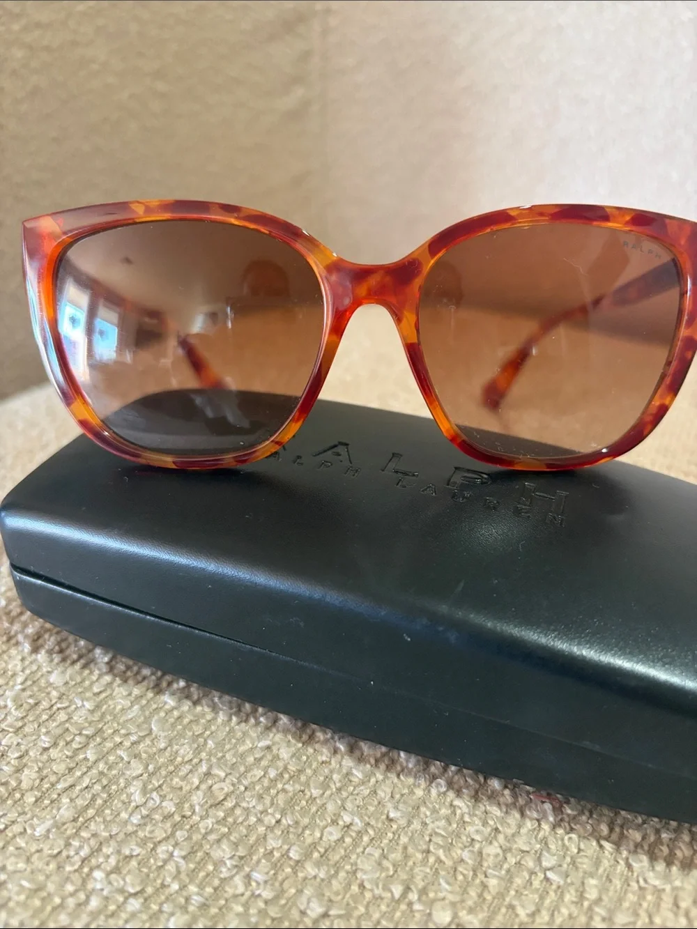 Ralph Lauren Tortoiseshell Cat-Eye Sunglasses - Brown